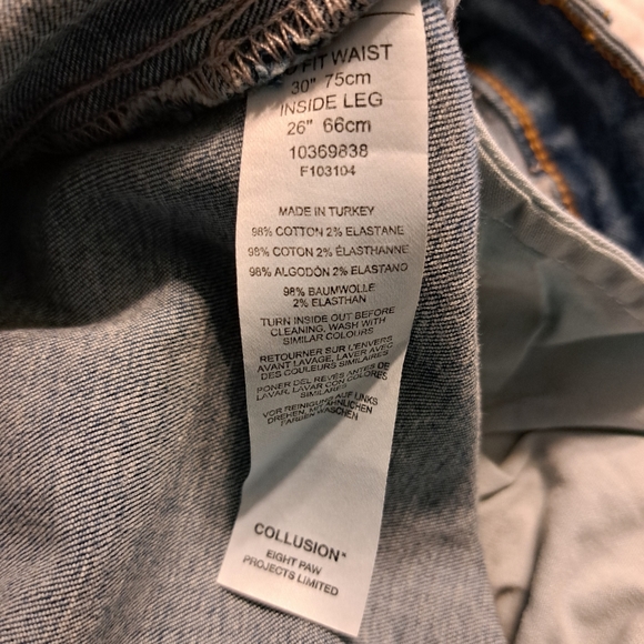 Collusion Eight Paw Projects Limited Jeans Size 30 - Picture 5 of 9